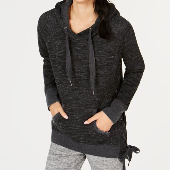 Calvin Klein Womens Performance Lace Up Side Hoddie Size Small - Picture 1 of 1